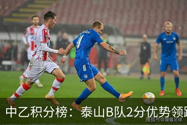 中乙积分榜：泰山B队2分优势领跑北区，贵州贵阳竞技领跑南区